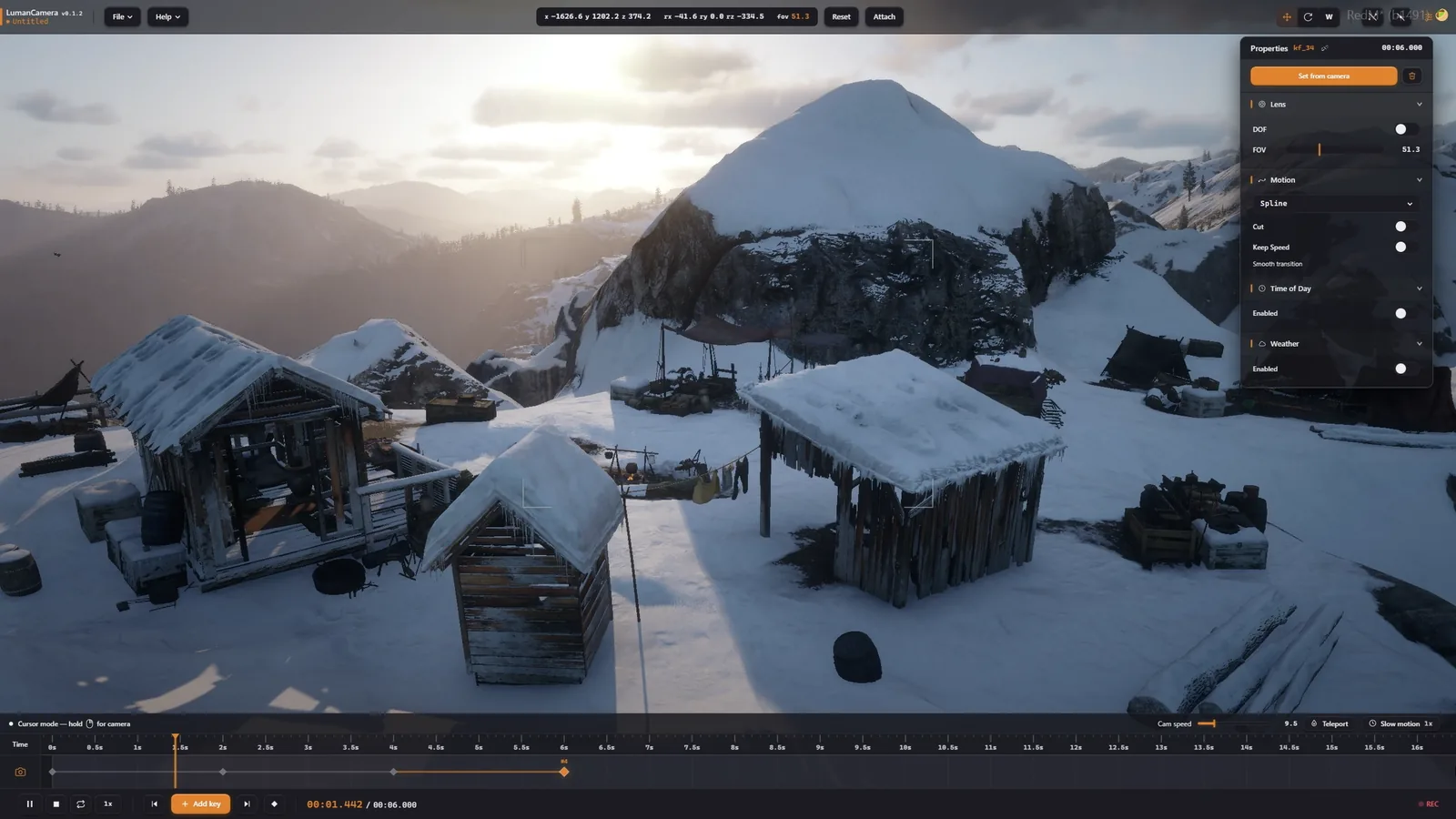 Quick keyframe capture in LumanCamera